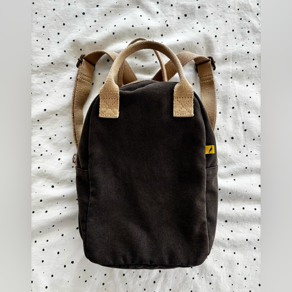 Fluff Black and Tan Kids Backpack